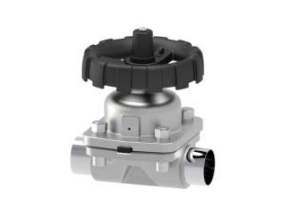 衛生(sheng)級手動(dong)不鏽鋼(gang)隔膜閥(fá)